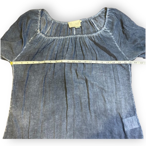 2for$35 ANTHROPOLGIE Saturday/Sunday Fara Peasant Top Size Small - Picture 4 of 13